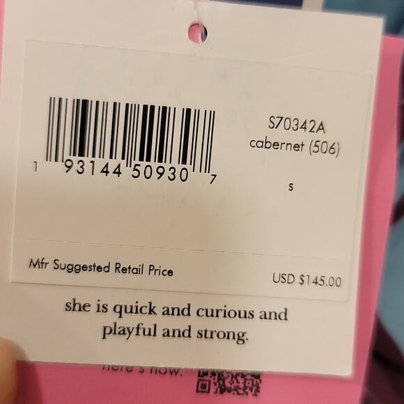 Kate Spade Belted Plunge One Piece Floral Swimsuit - Picture 7 of 11